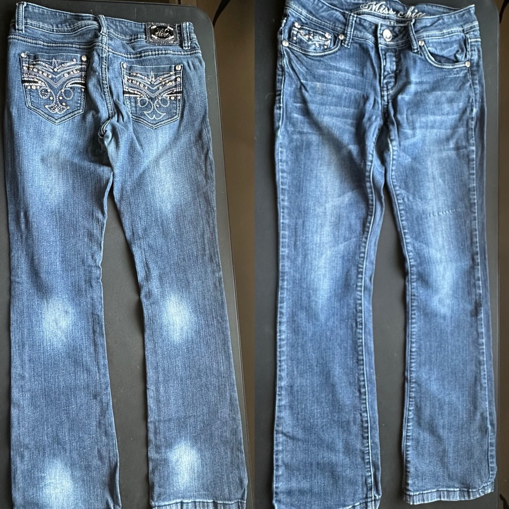 Miss Chic Jeans Women's Dark Blue Boot Cut